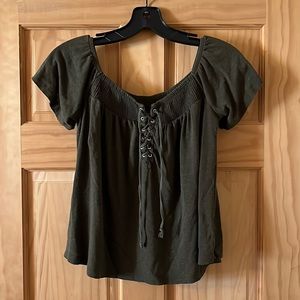 American Eagle Outfitters Off-The-Shoulder Top